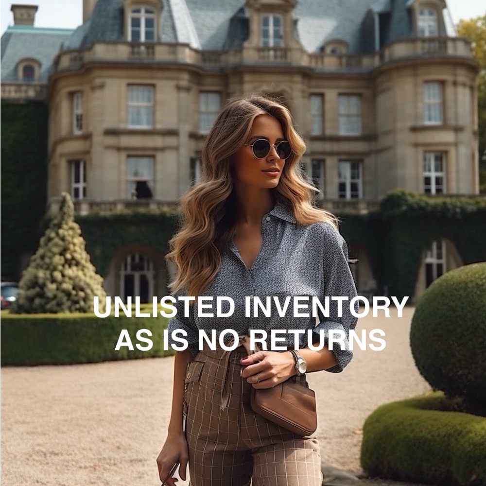 Unlisted Inventory as is no returns